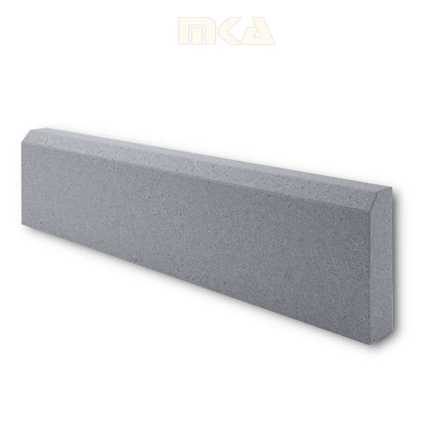 Бордюр садовый вибропрессованный БР 100.20.8 — 1000×200×80